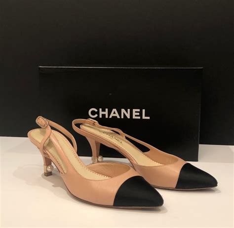 chanel classic slingback shoes|Chanel slingback price euro.